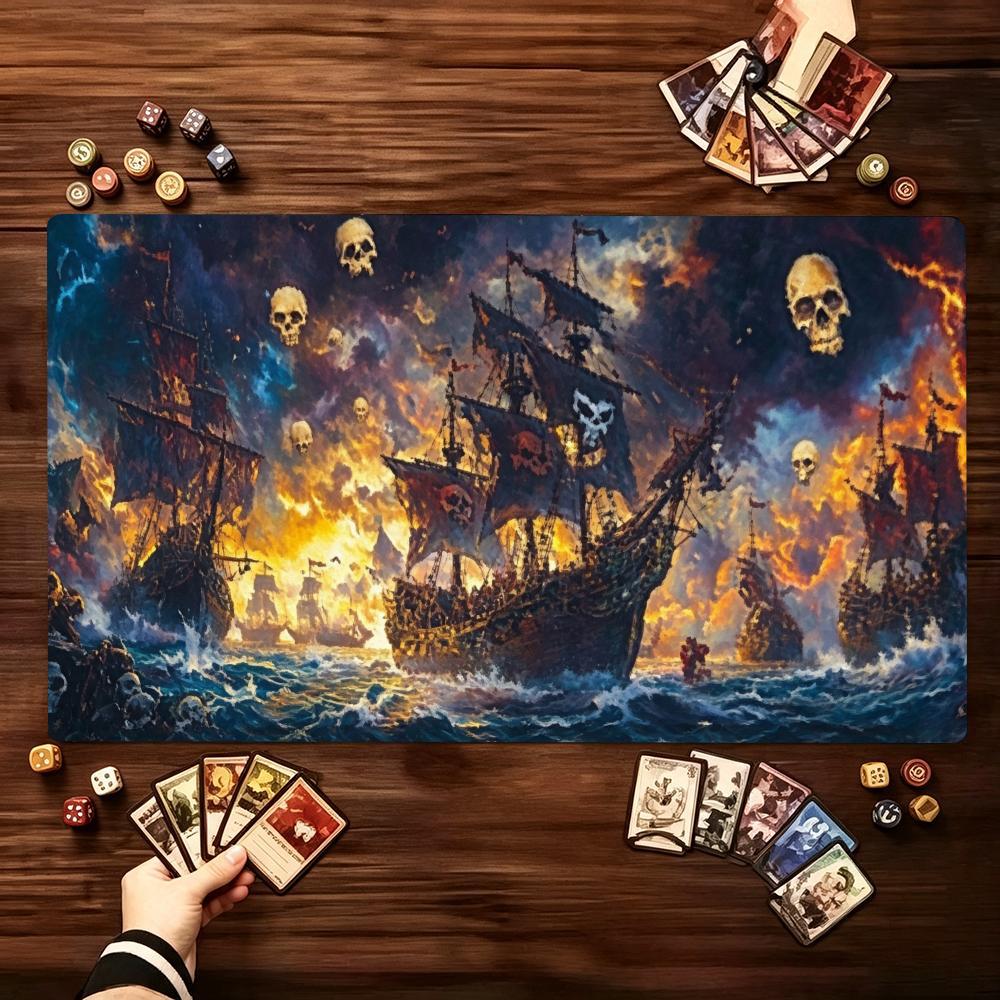 Board Game Pirates - Игровой коврик «Фэнтезийный пиратский корабль» с