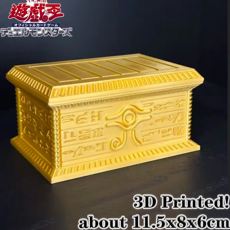 Game Storage Box - Новинка 2026 года: Золотой саркофаг Yu-Gi-Oh,